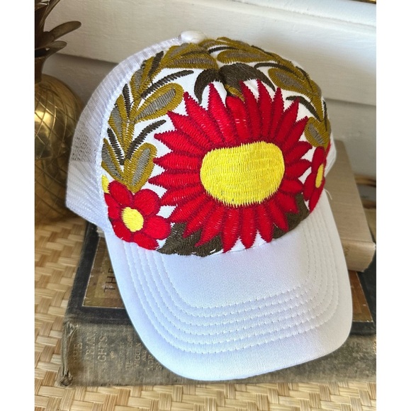 Accessories - Hand Embroidered Trucker hat